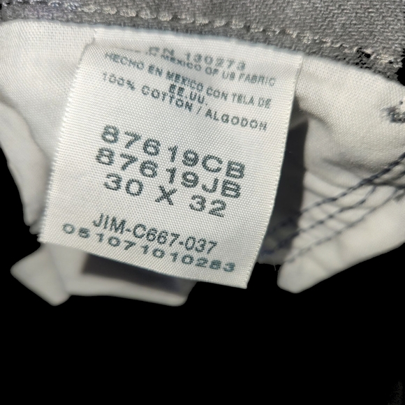 Men's Rustler Black Jeans Size 30x32 - Picture 3 of 3